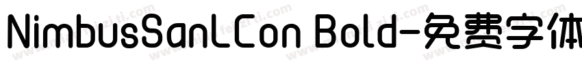 NimbusSanLCon Bold字体转换